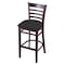 Holland Bar Stool Co 25" Counter Stool, Dark Cherry Finish, Graph Coal Seat 314025DC018 - alternate 1